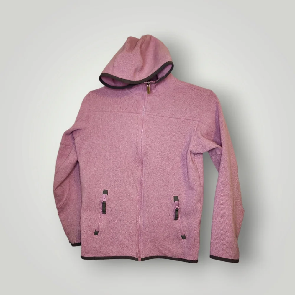 Lands' End Pink Sweater jacket Youth Sizs m 10 12